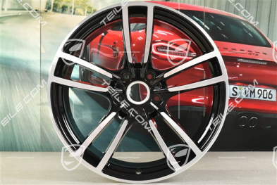21-inch wheel rim Cayenne Turbo, 11J x 21 ET49, black high gloss