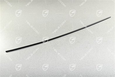 Zierrahmenteil / Zierleiste für  Fondscheibe, Oberteil, integrierter Heckspoiler, Schwarz, R