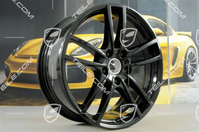 20" komplet felg Cayenne Sport, 10,5J x 20 ET64 + 9J x 20 ET50, czarny wysoki połysk