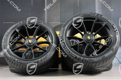 20+21" GT3 RS wheel set, rims: front 9,5J x 20 ET50 + rear 12,5J x 21 ET48 + Michelin Pilot Sport Cup 2 summer tyres: 265/35 R20 + 325/30 R21, black