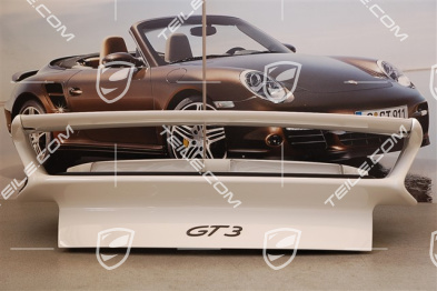 GT3 Engine lid set incl. spoiler (wing), air scoop L+R, grille L+R, lip spoiler and all small pieces
