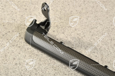 Türverkleidung Zierleiste, Carbon, L