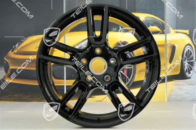 19-inch wheel rim Panamera, 9J x 19 ET64, black high gloss
