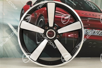 20" Carrera Exclusive Felge, 8,5J x 20 ET50, Schwarz Hochglanz