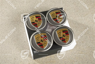 Dekielki kół, komplet (4 szt.), Silk gloss Platinum/Silk gloss Platinum