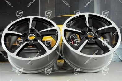 20" Komplet felg SportTechno, 8.5J x 20 ET57 + 10J x 20 x ET50, czarny połysk