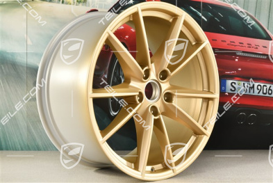 21" Felge Carrera S, 11J x 21 ET66, aurum-seidenmatt