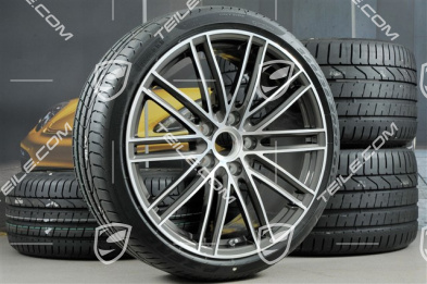 20" koła letnie, komplet 911 Turbo IV, felgi 8,5J x 20 ET49 + 11,5J x 20 ET56 + opony letnie 245/35 R20 + 305/30 R20