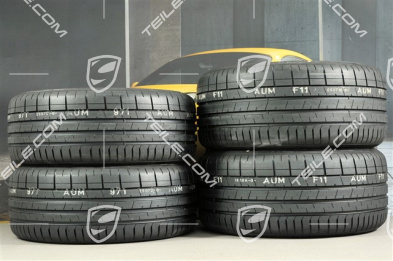 20" Carrera Sport koła letnie komplet, felgi 8,5J x 20 ET57 + 10,5J x 20 ET47 + NOWE opony letnie Pirelli P Zero 235/35 ZR20 + 265/35 ZR20, z czujnikami ciśnienia