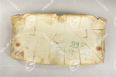 Klebeteppich / Hutablage / Bodenbelag, Schwarz, Klangpaket ASK, Coupe