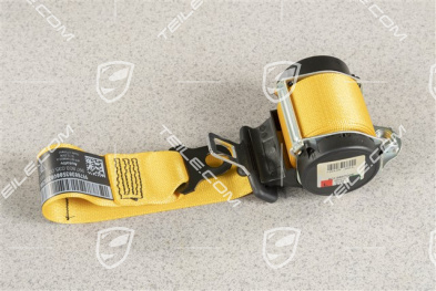 Pas bezpieczeństwa, cabrio, tył, żółty "speed yellow", L
