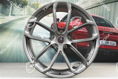 22-inch wheel rim set GT, 10J x 22 ET48 + 11,5J x 22 ET52, Platinum satin-matt