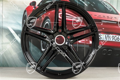 19" felga Carrera VI, 11J x 19 ET56, czarny wysoki połysk