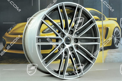 20" komplet felg 911 Turbo IV, 11,5J x 20 ET56 + 9J x 20 ET51, Titan