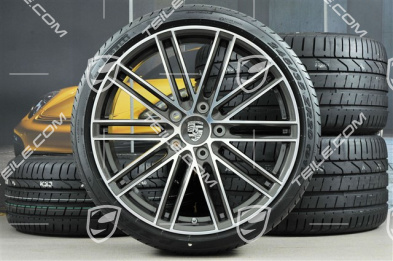 20" koła letnie, komplet 911 Turbo IV, felgi 8,5J x 20 ET49 + 11,5J x 20 ET56 + opony letnie 245/35 R20 + 305/30 R20