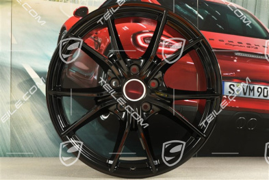 20-inch wheel rim Carrera S (IV), 11J x 20 ET78, for winter wheels, C2/C2S, black high gloss