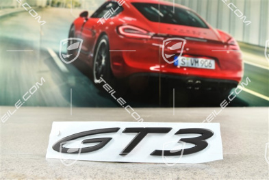 Schriftzug "GT3", Schwarzmatt